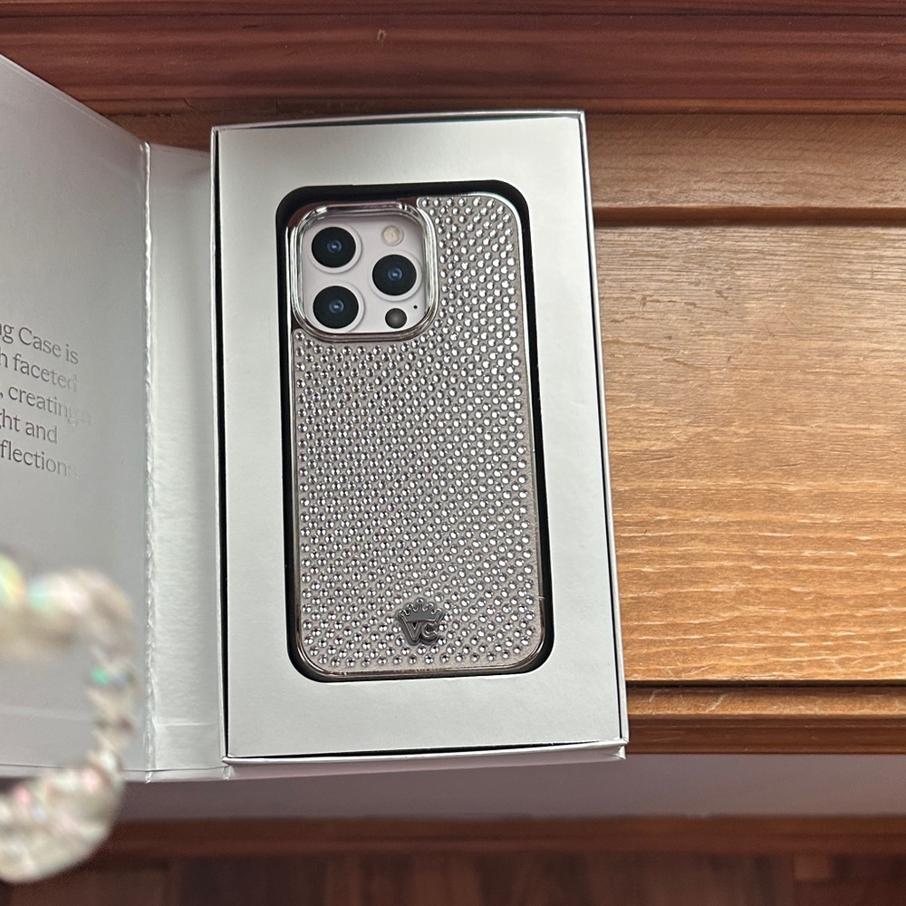 Velvet Caviar Silver Sparkle Phone Case